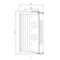 D154T10A Hydraulikfilterelement (Druckfilter)