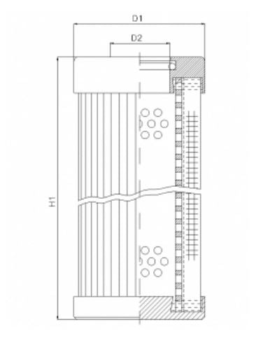 D182G03BV Hydraulikfilterelement (Druckfilter)