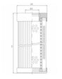 D182G03BV Hydraulikfilterelement (Druckfilter)