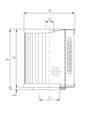 D261C10 Hydraulikfilterelement (Druckfilter)