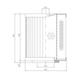 D261C25 Filterelement für Druckfilter