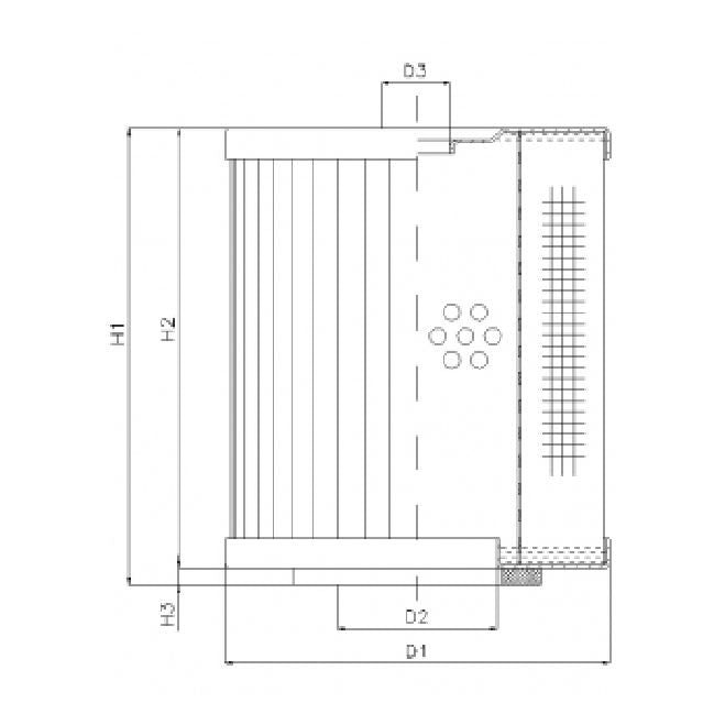 D261G25 Hydraulikfilterelement (Druckfilter)