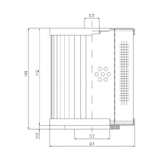 D261G25 Hydraulikfilterelement (Druckfilter)