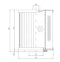 D261T10 Hydraulikfilterelement (Druckfilter)