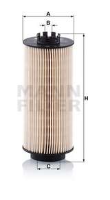 PU 10 022 z Kraftstofffilterelement (metallfrei)