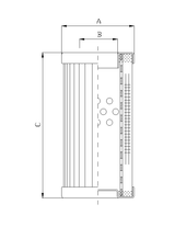 DMD0030B100B Hydraulikfilterelement (Druckfilter)