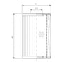D651G10B Hydraulikfilterelement (Druckfilter)
