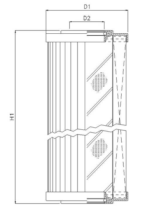 D651T10A Hydraulikfilterelement (Druckfilter)