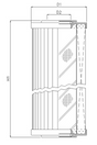 D651T10A Hydraulikfilterelement (Druckfilter)