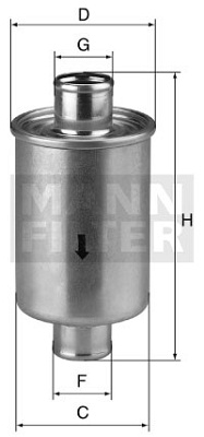 W 76/1 Hydraulik-Leitungsfilter (Inline)