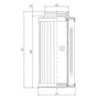 D732G25B Hydraulikfilterelement (Druckfilter)