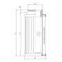 D732T25A Hydraulikfilterelement (Druckfilter)