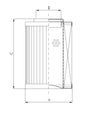 D760G25A Hydraulikfilterelement (Druckfilter)