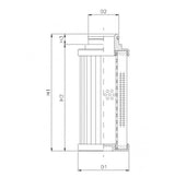 D770G06B Hydraulikfilterelement (Druckfilter)