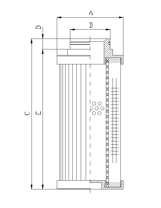 D771G25B Hydraulikfilterelement (Druckfilter)