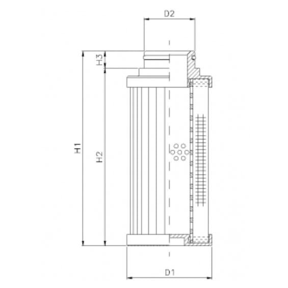 D780G06B Hydraulikfilterelement (Druckfilter)