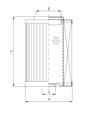 D931T40A Hydraulikfilterelement (Druckfilter)