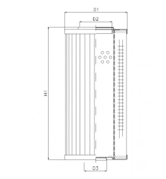 D931T75A Hydraulikfilterelement (Druckfilter)