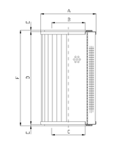 R650T60 Hydraulikfilterelement (Rücklauffilter)