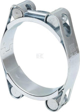 Schlauchschelle, 75-85 mm, zwei Schrauben, Doppelband, DIN912, verzinkt, Kramp