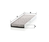 CUK 45 004 Innenraumfilterelement (Aktivkohle)