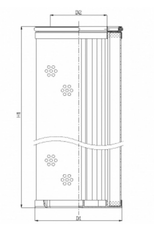 WG1021 Hydraulikfilterelement (Rücklauffilter)