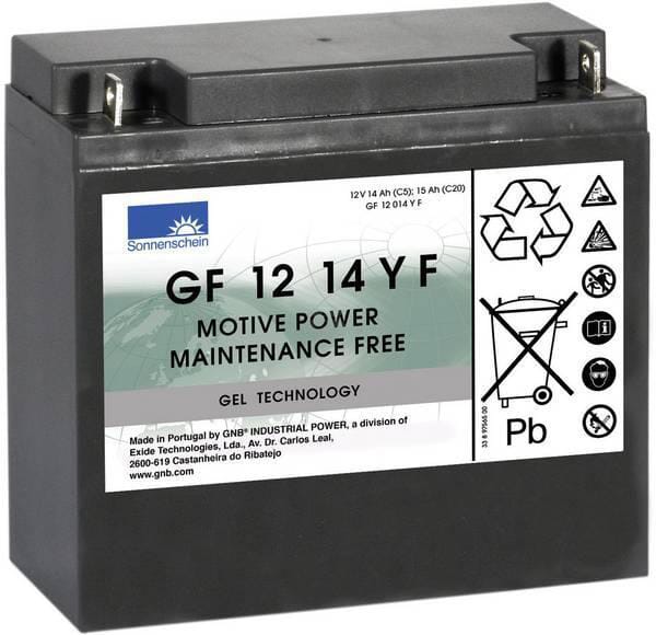Sonnenschein, Traktionsbatterie 12V, 15Ah, 181 x 76 x 167mm