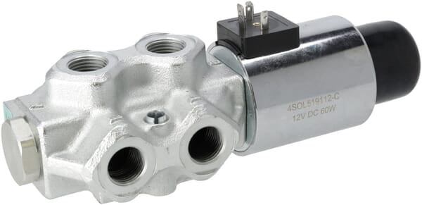 Ventil, 6/2 A, 12 VDC, 1/2"