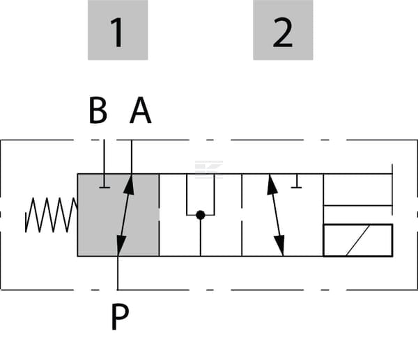 Elektromagnetventil 3/2 12V DC