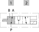 Elektromagnetventil 3/2 12V DC