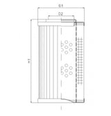 DHD140G20V Hydraulikfilterelement (Druckfilter)