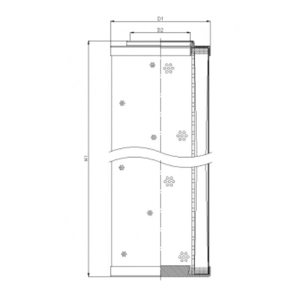 DHD1500G03B Hydraulikfilterelement (Druckfilter)
