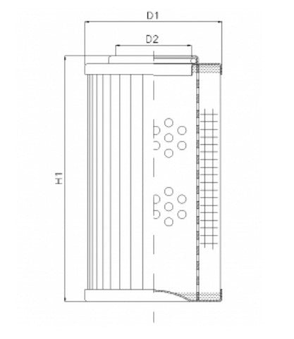 DHD15G05B Hydraulikfilterelement (Druckfilter)