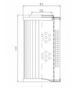DHD15G05B Hydraulikfilterelement (Druckfilter)