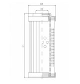 DHD240H10B/ESD Hydraulikfilterelement (Druckfilter)