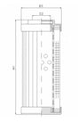 DHD240W200V Hydraulikfilterelement (Druckfilter)