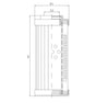 DHD280A03B Hydraulikfilterelement (Druckfilter)