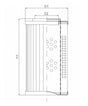 DHD660G01V Hydraulikfilterelement (Druckfilter)
