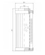 DHD660H03B/ESD Hydraulikfilterelement (Druckfilter)