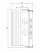 DHD990G10B/ESD Hydraulikfilterelement (Druckfilter)