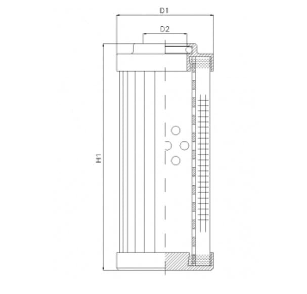DLD240T10B Hydraulikfilterelement (Druckfilter)