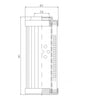 DLD360T10B Hydraulikfilterelement (Druckfilter)