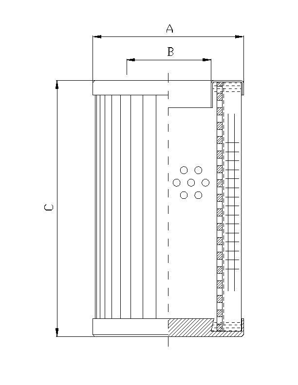 DMD0015W100B Hydraulikfilterelement (Druckfilter)