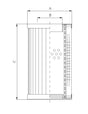 DMD0015W100B Hydraulikfilterelement (Druckfilter)