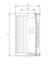 DMD0015W40B Hydraulikfilterelement (Druckfilter)