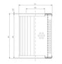 DMD024E10B Hydraulikfilterelement (Druckfilter)