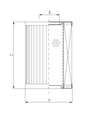 DMD034W25B Hydraulikfilterelement (Druckfilter)
