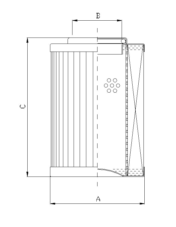 DMD126B60B Hydraulikfilterelement (Druckfilter)