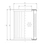 DMD146B100B Hydraulikfilterelement (Druckfilter)