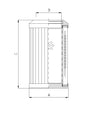DMD243B60B Hydraulikfilterelement (Druckfilter)